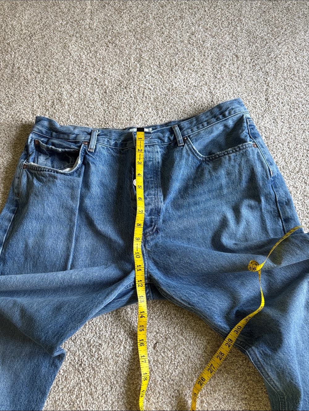Agolde Riley High Rise Straight Crop Jeans - Picture 5 of 6
